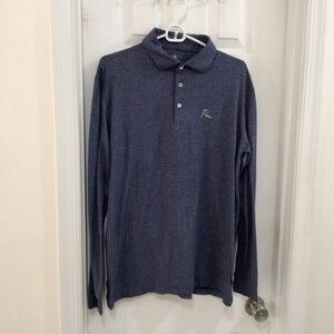 Rhoback Men’s Large long sleeve herringbone shirt